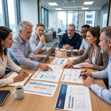 Consultants planning a financial technology roadmap