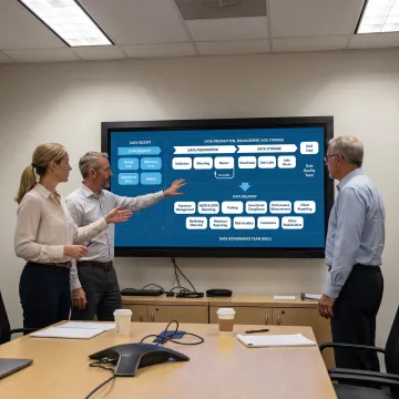 Financial data architect planning a modern data platform