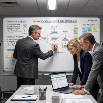 Consultants mapping transaction and technology priorities