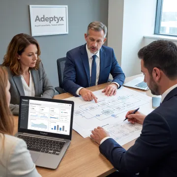 Financial operations team planning automation