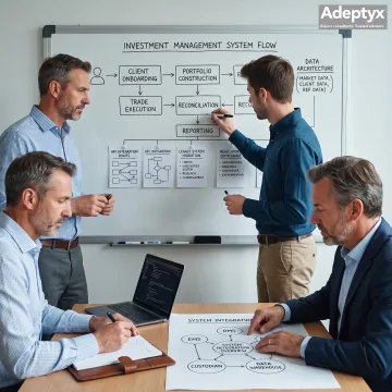 Consultants planning a scalable fintech platform