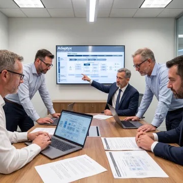 Consultants planning a financial technology roadmap