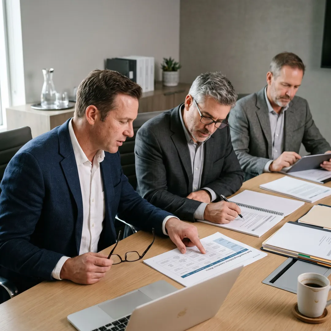 Consultants evaluating portfolio accounting platform requirements