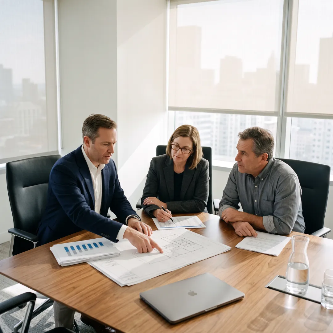Investment consultants planning a technology strategy