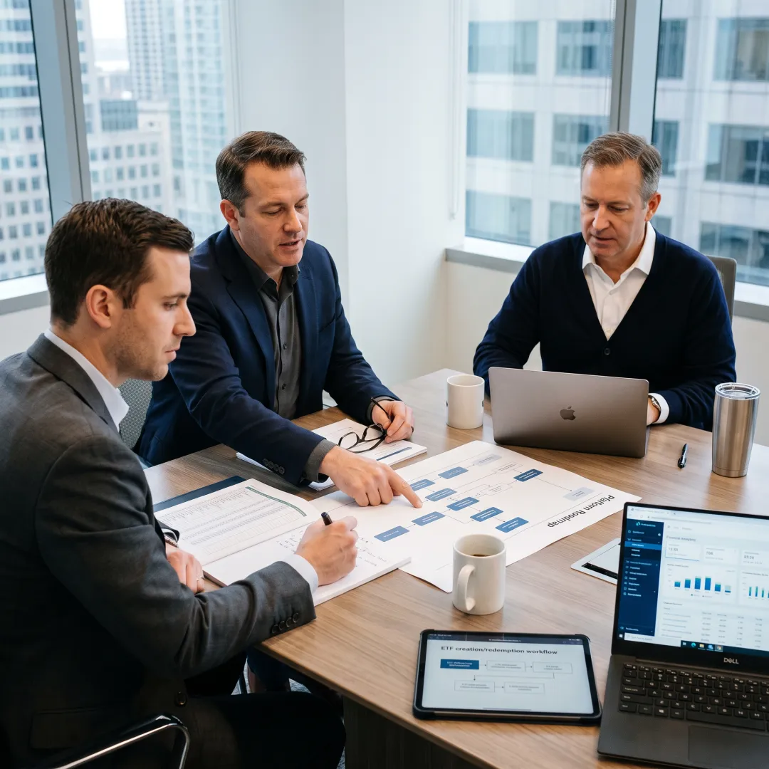 Consultants planning financial technology modernization