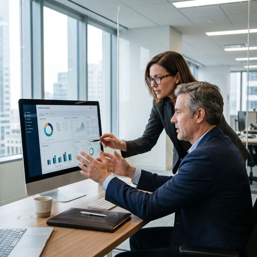 Advisor using a modern wealth management platform