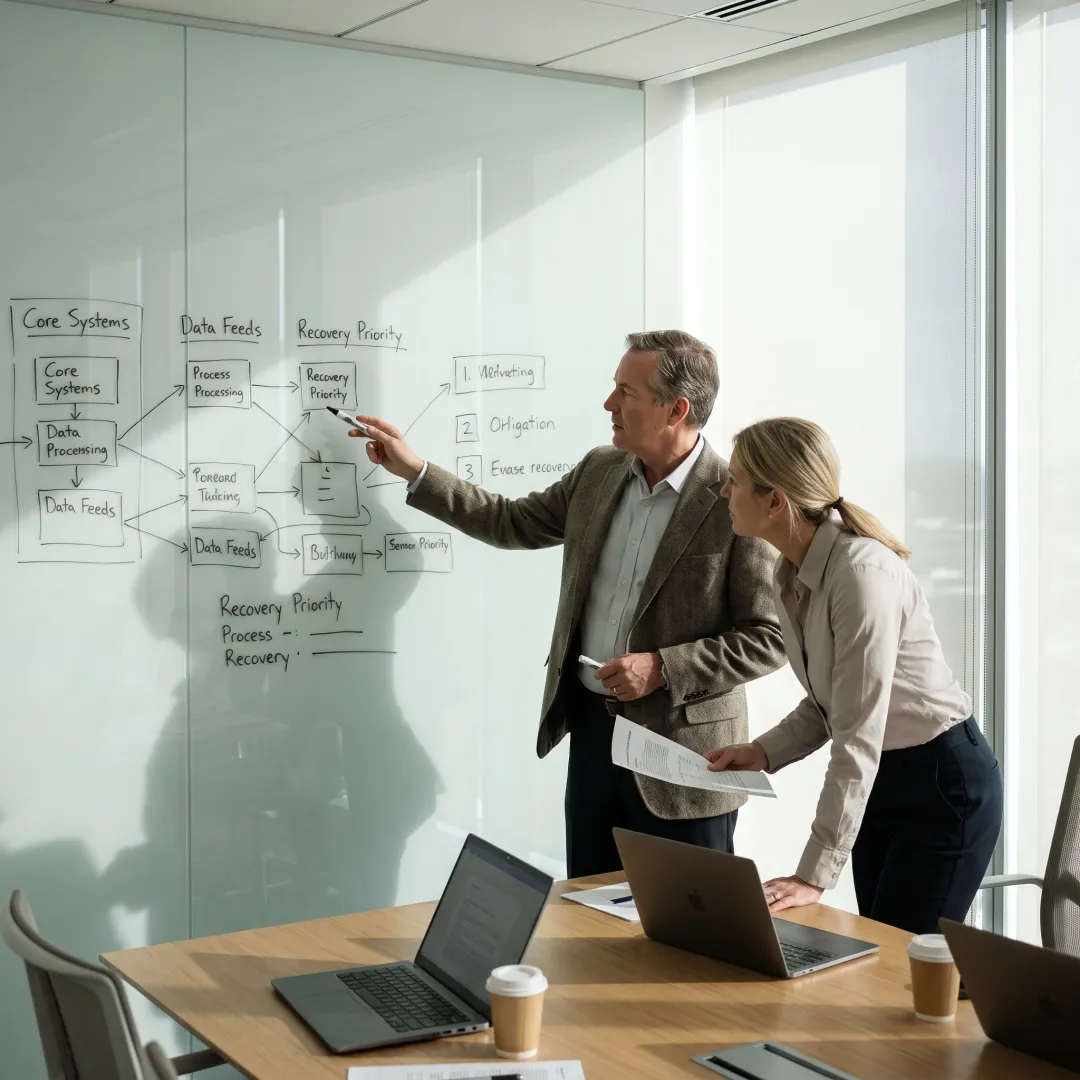 Team mapping operational dependencies
