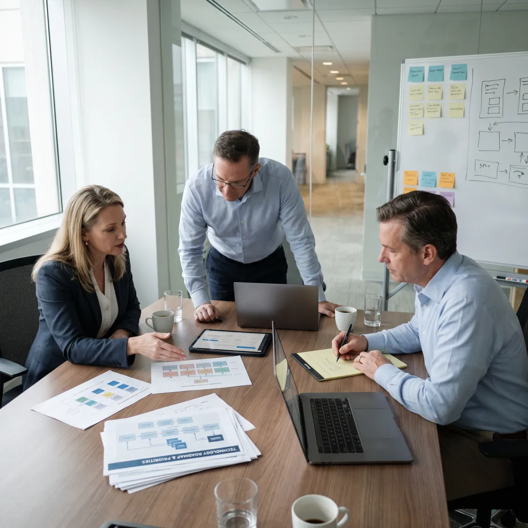 Consultants planning an institutional investment technology strategy
