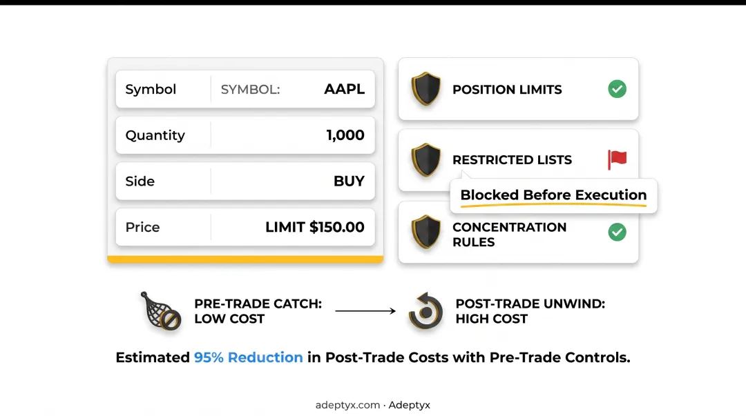 Five core EMS capabilities integrated into one trading workflow