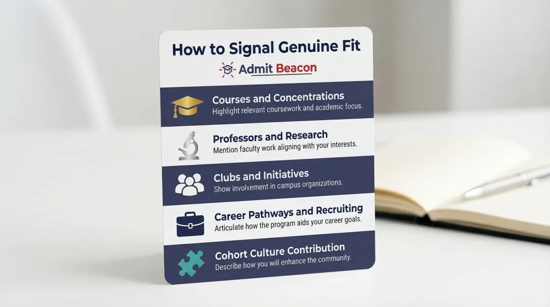 Five school-specific MBA application tailoring elements that impress admissions committees