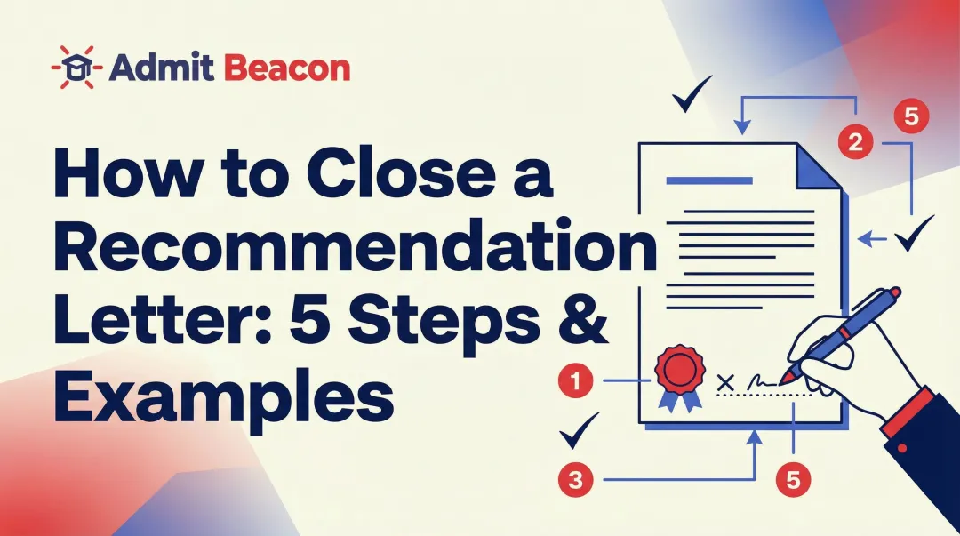How to Close a Recommendation Letter: 5 Steps & Examples