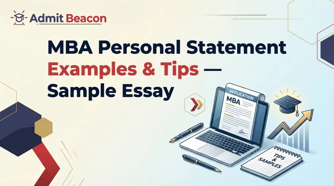 MBA Personal Statement Examples & Tips — Sample Essay