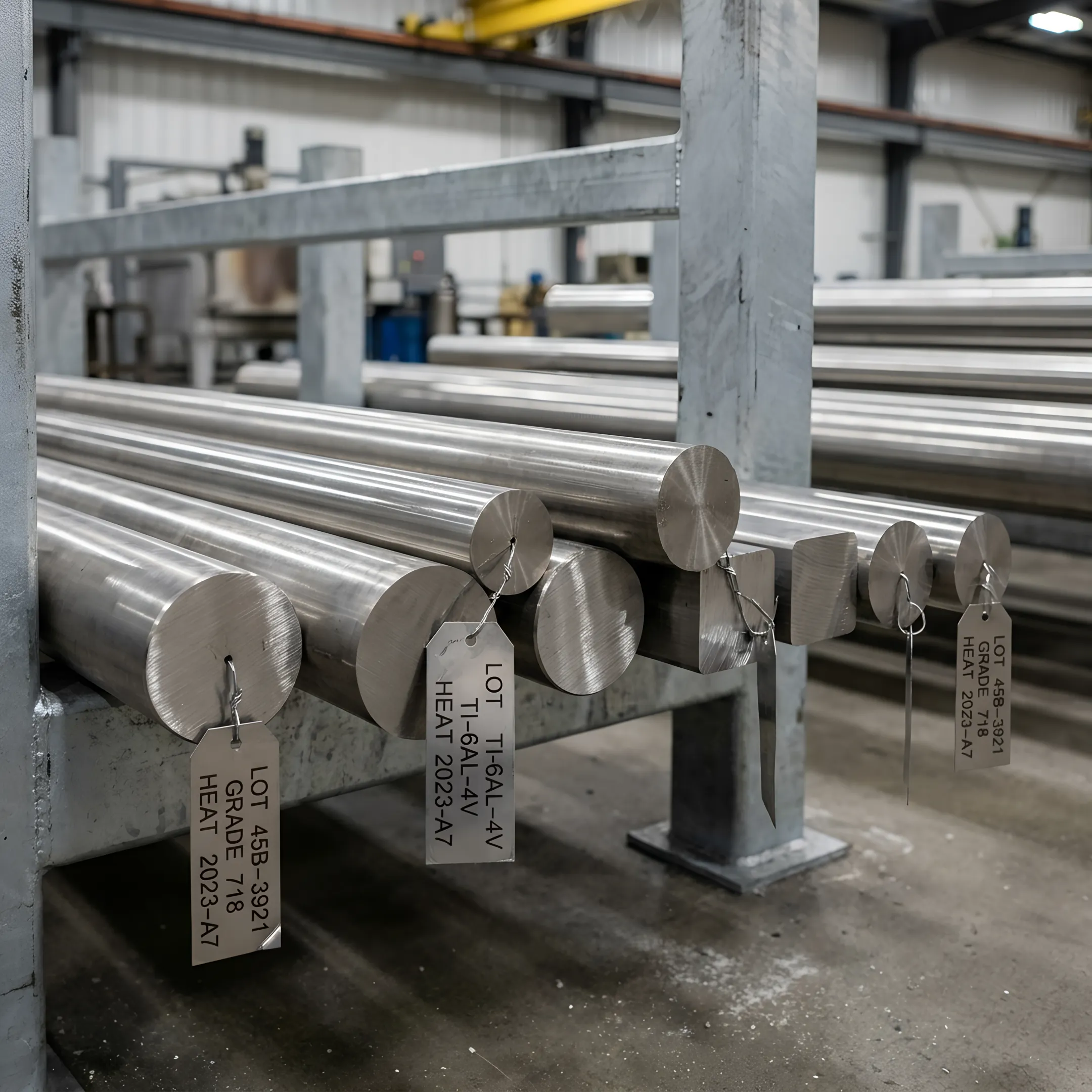 Alloy bars prepared for certified thermal processing