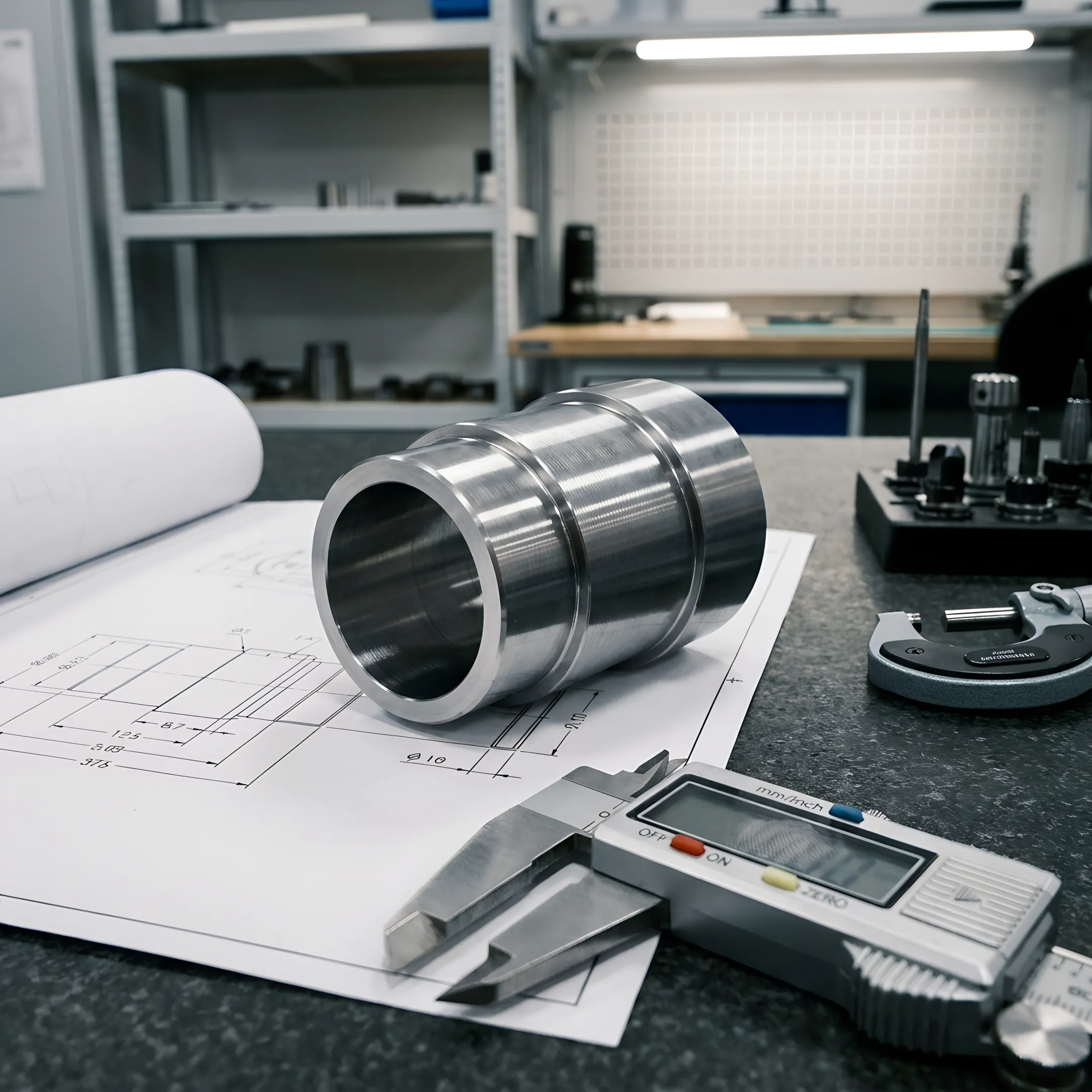 Precision alloy part prepared for OEM production