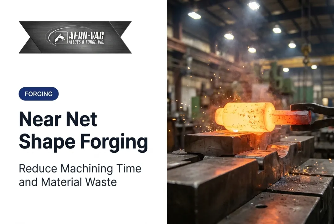 Near Net Shape Forging: Reduce Machining Time and Material Waste
