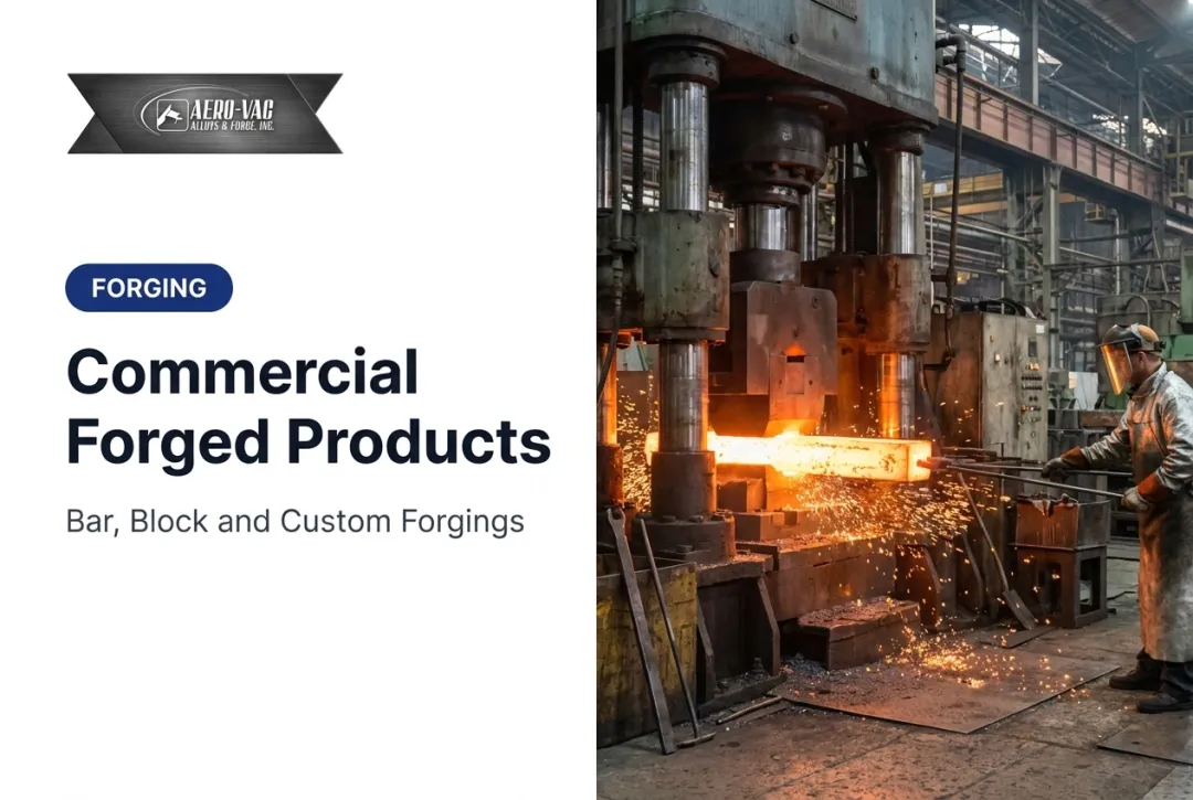 Commercial Forged Products: Bar, Block and Custom Forgings