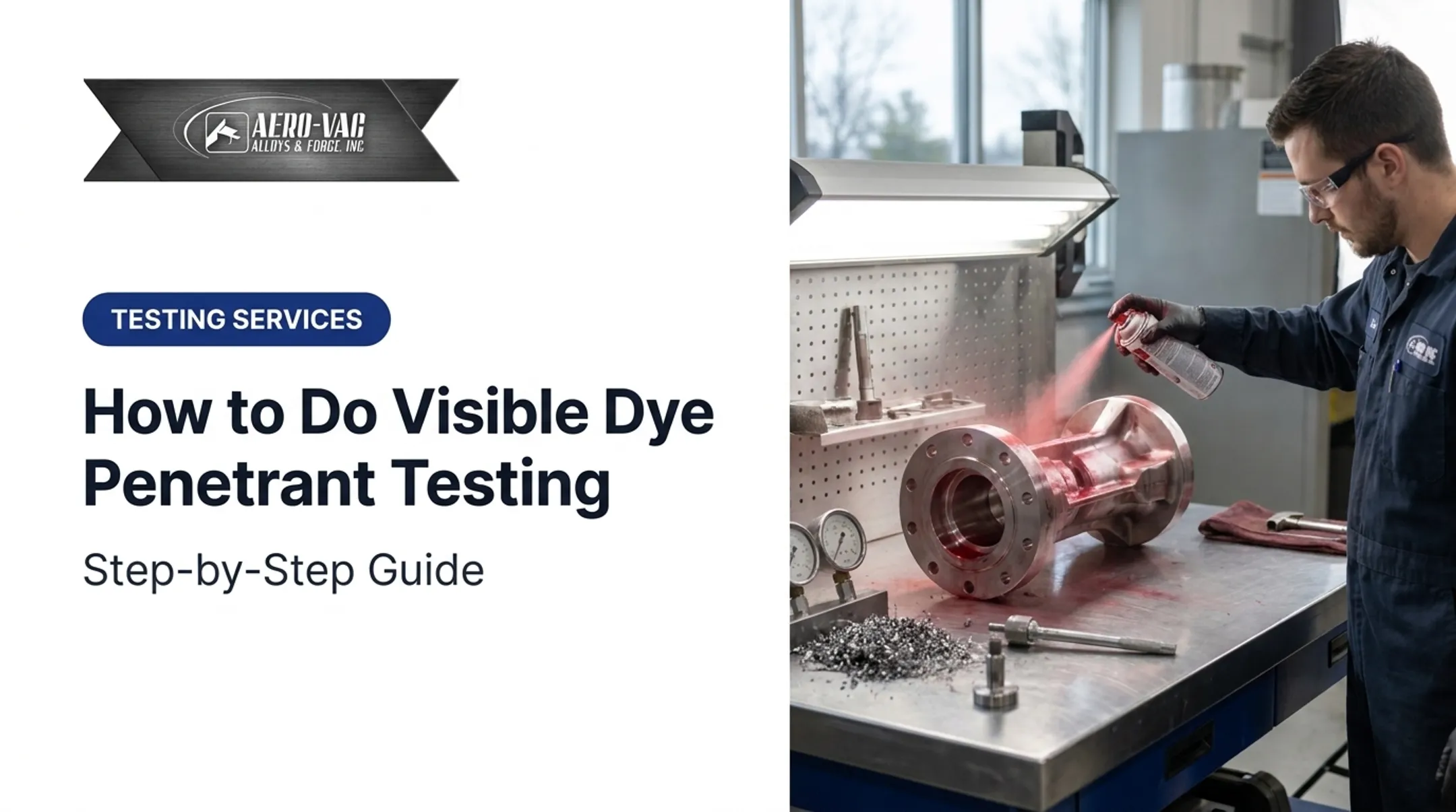 How to Do Visible Dye Penetrant Testing