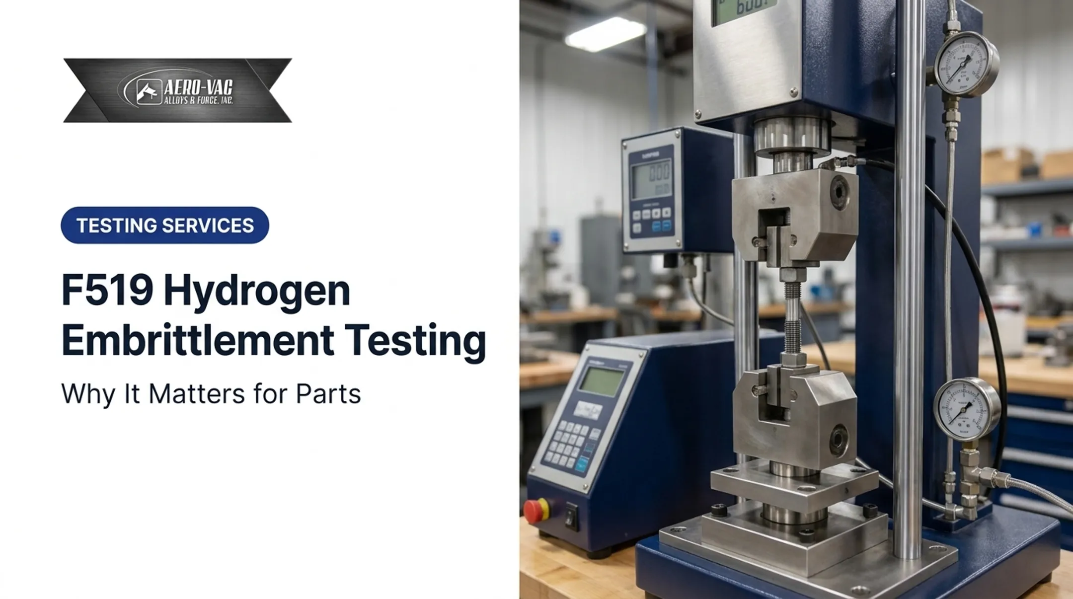 F519 Hydrogen Embrittlement Testing