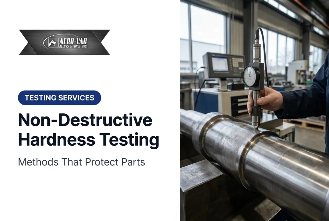 Non-Destructive Hardness Testing: Methods That Protect Parts
