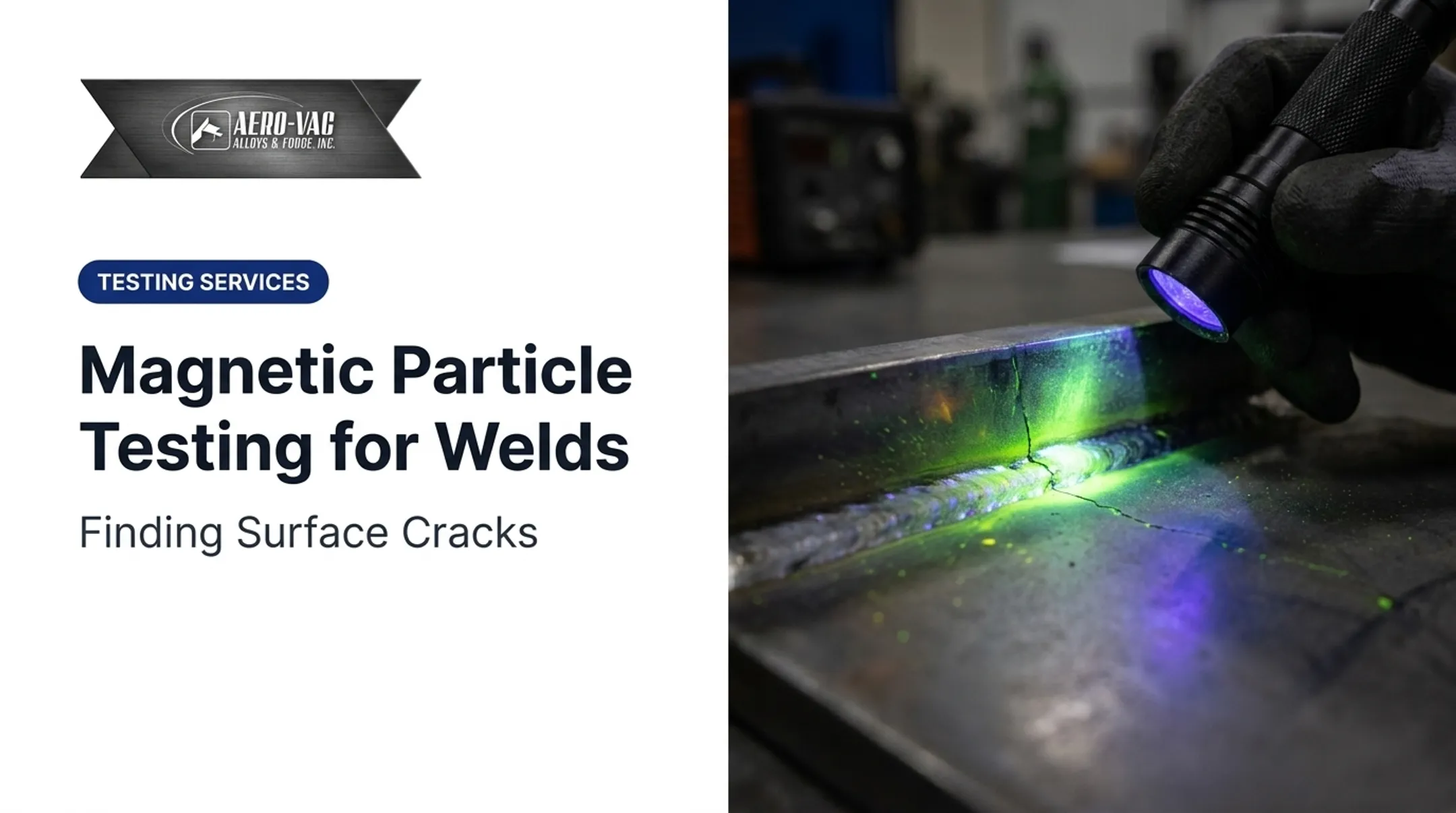 Magnetic Particle Testing for Welds