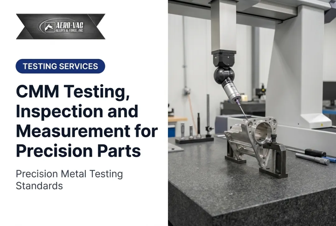 CMM Testing, Inspection and Measurement for Precision Parts