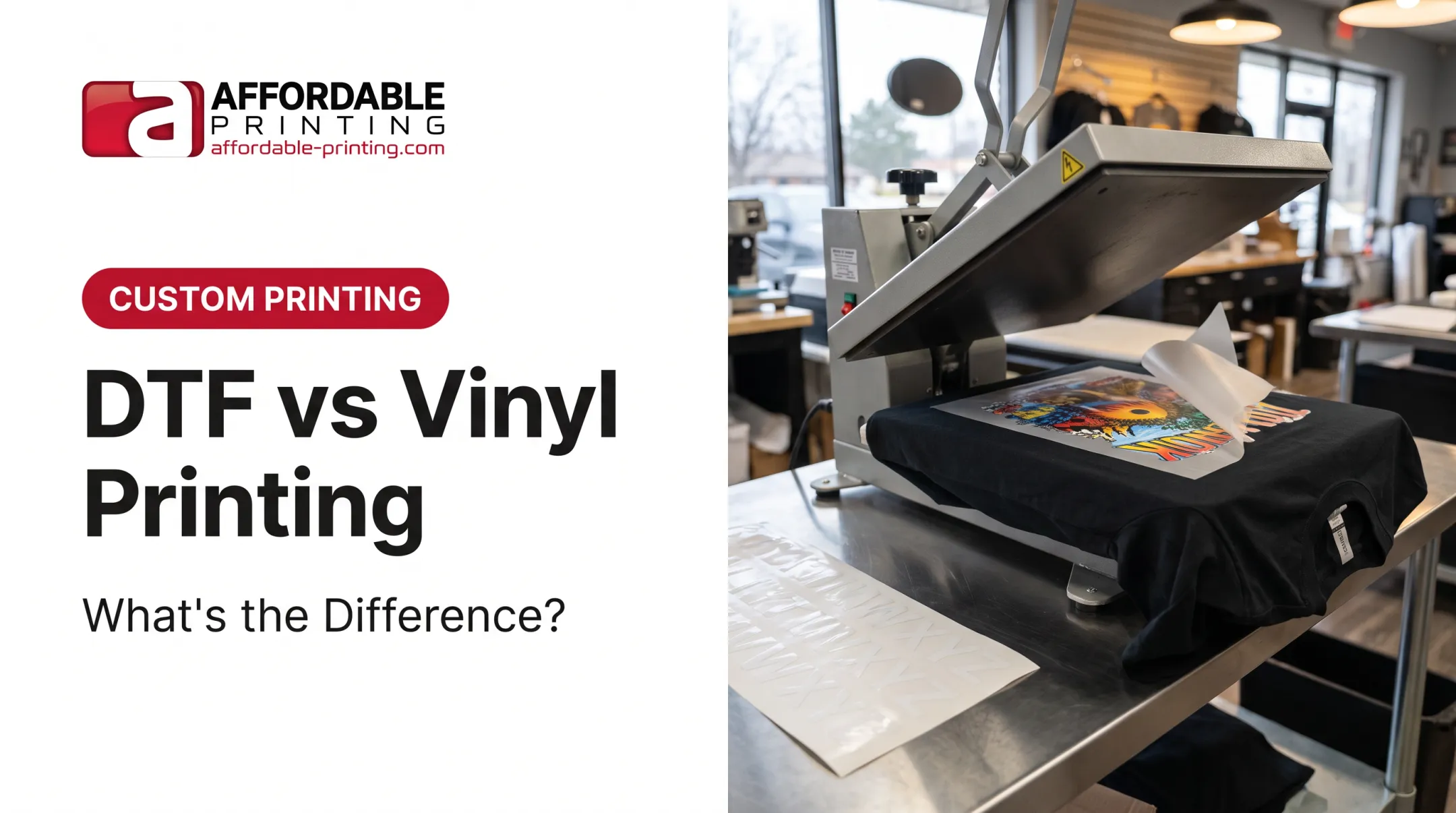 DTF vs Vinyl Printing: What's the Difference?