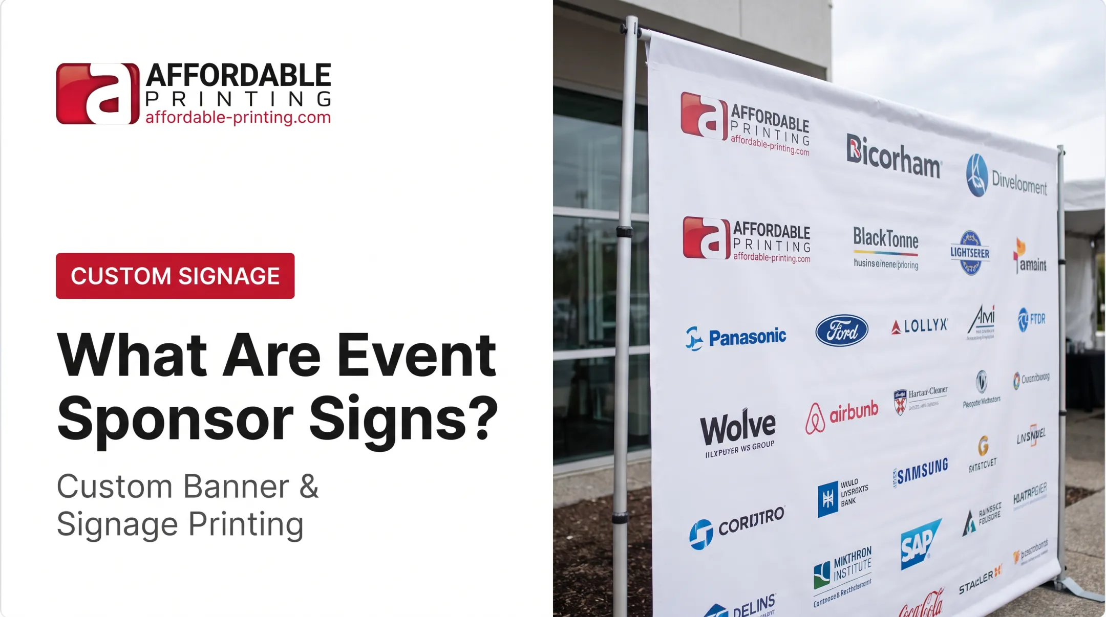What Are Event Sponsor Signs?