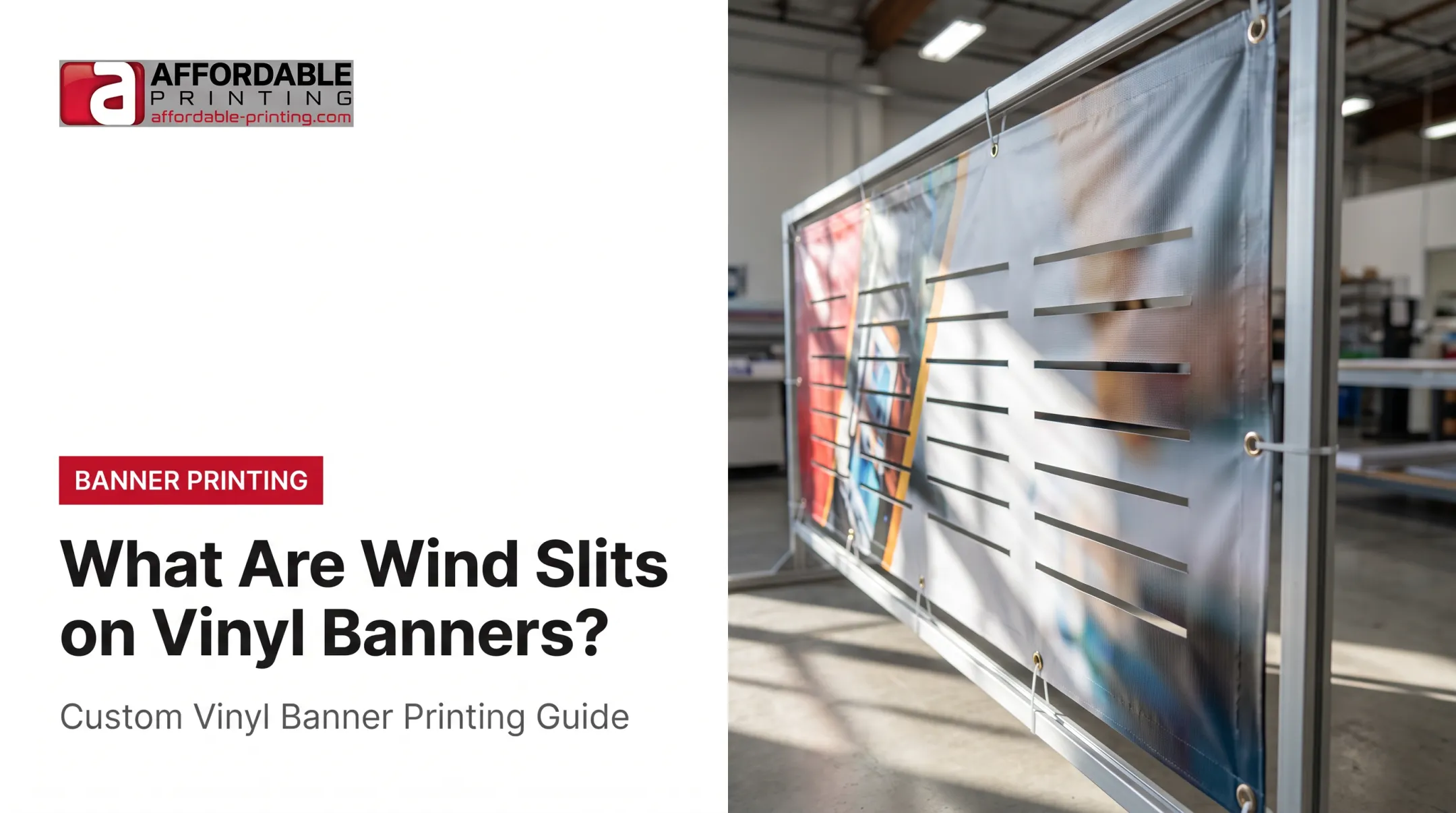 What Are Wind Slits on Vinyl Banners?
