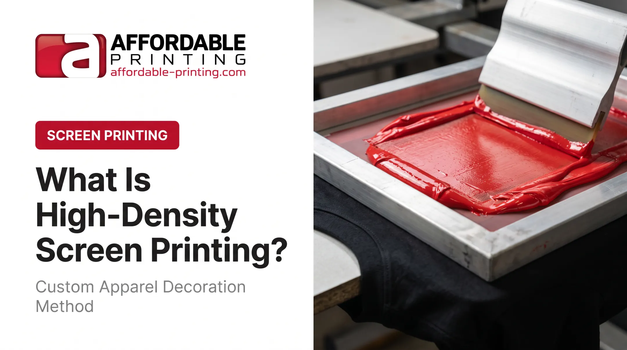 What Is High-Density Screen Printing?