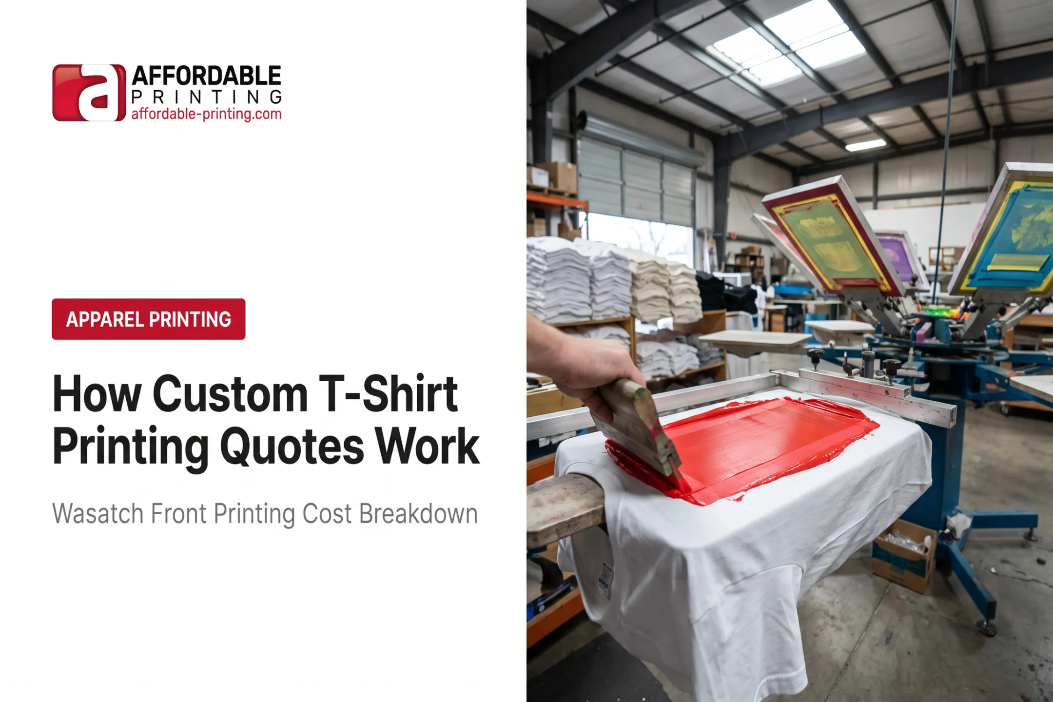 How Custom T-Shirt Printing Quotes Work