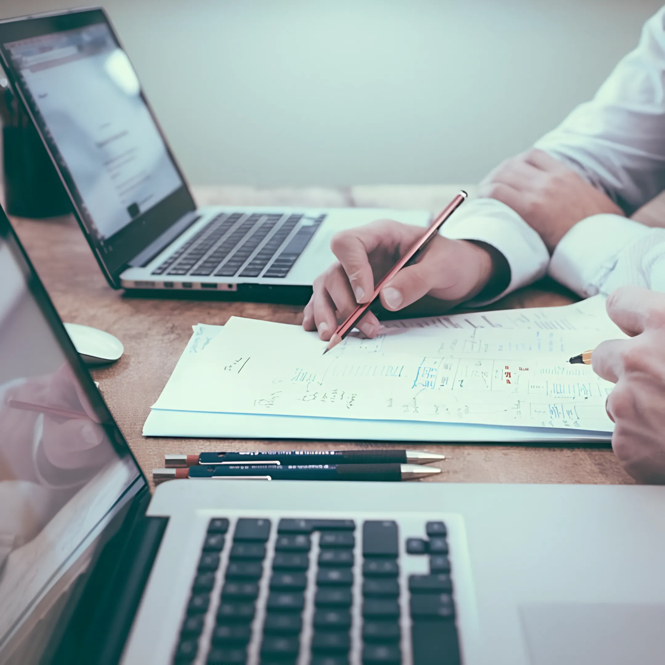 Employee searching private company documents through an internal AI interface
