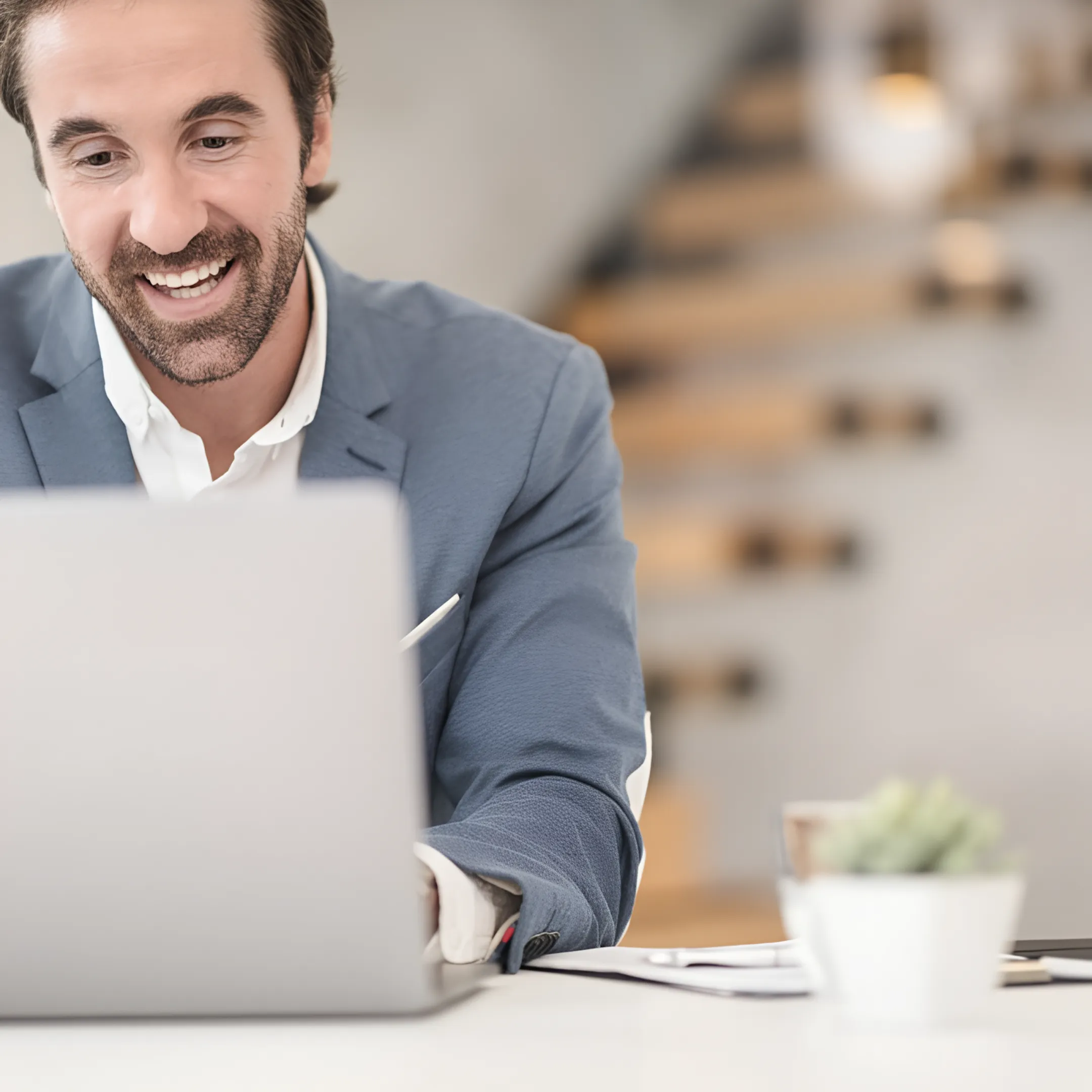 Secure private AI assistant displaying internal business information