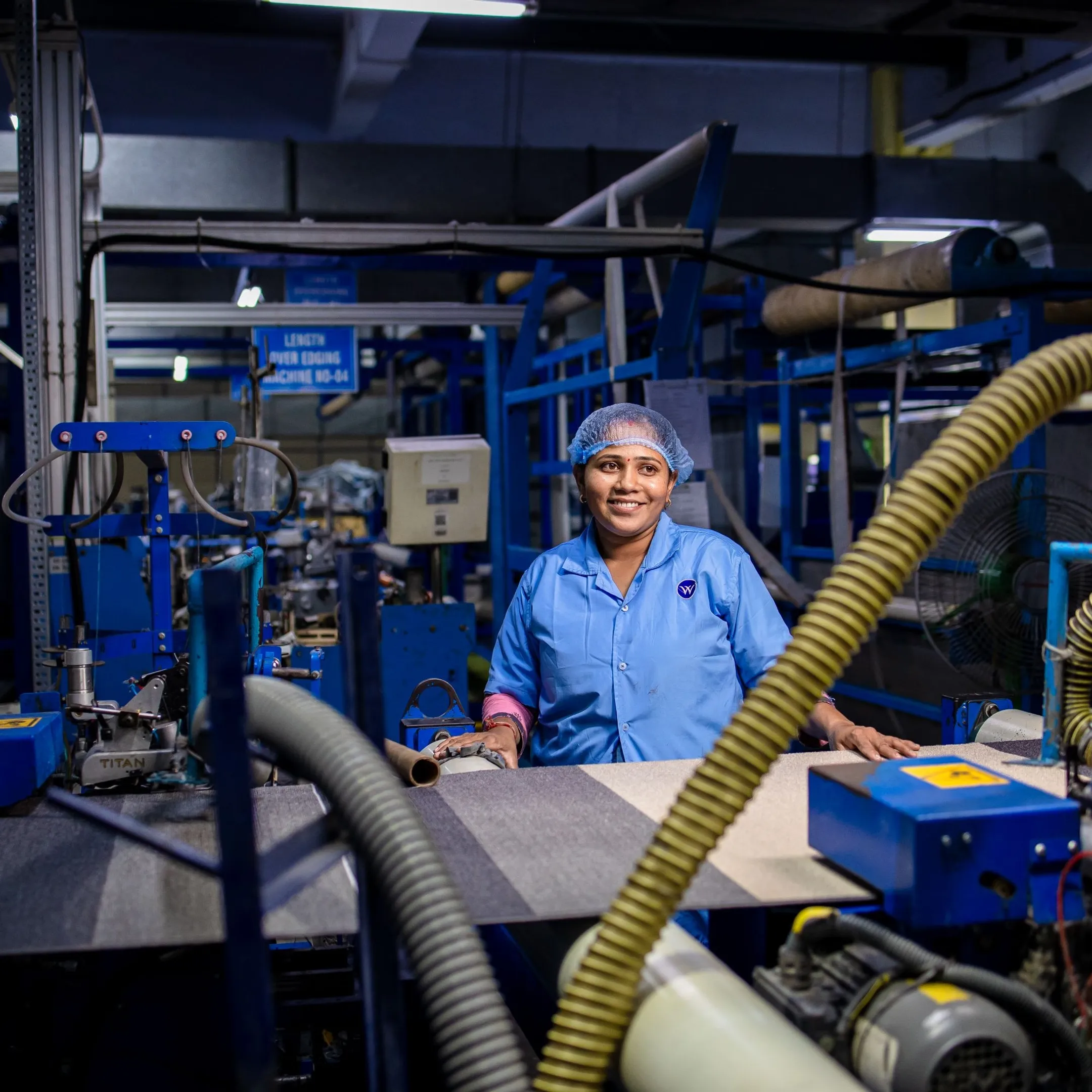 Manufacturing operator using secure AI production analytics