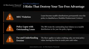 Three IUL policy failure risks that eliminate tax-free retirement income advantage
