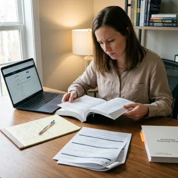 Aspiring life insurance agent learning career steps