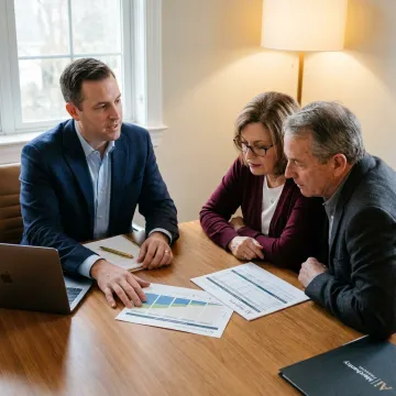 Retirement income planning meeting