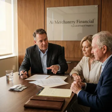 Estate planning consultation with family and advisor