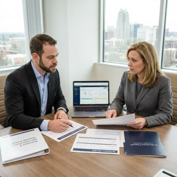 Business owner retirement planning meeting in Raleigh