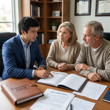 Estate planning consultation with family