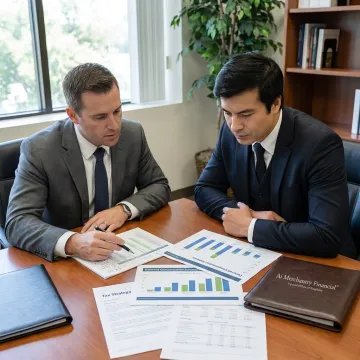 Entrepreneur reviewing deferred compensation strategy