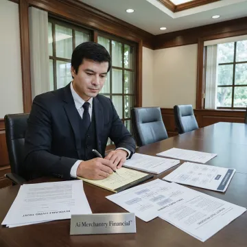 Advisor reviewing estate tax documents