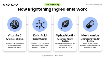 Four key brightening ingredients for lip pigmentation with mechanisms of action