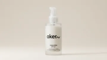 Akera Health SPF 50 sunscreen product for under-eye UV pigmentation protection