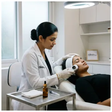 Clinical skincare consultation at Akera Health