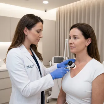 Dermatologist consultation for neck and chest wrinkles
