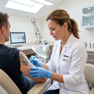 Laser tattoo removal consultation