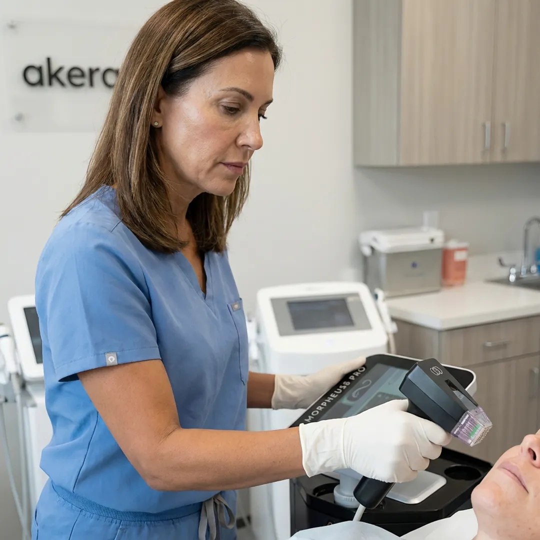 Morpheus8 treatment planning in clinic