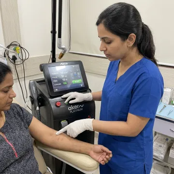 Laser hair removal consultation