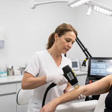 Laser hair removal consultation and treatment process