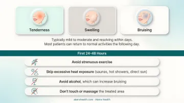 Cheek filler aftercare restrictions first 24 to 48 hours post-treatment guide